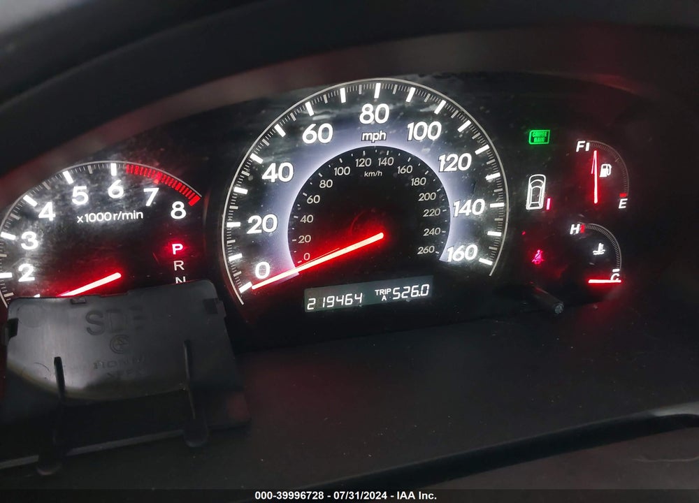 2005 HONDA ODYSSEY EX VIN: 5FNRL38455B123924