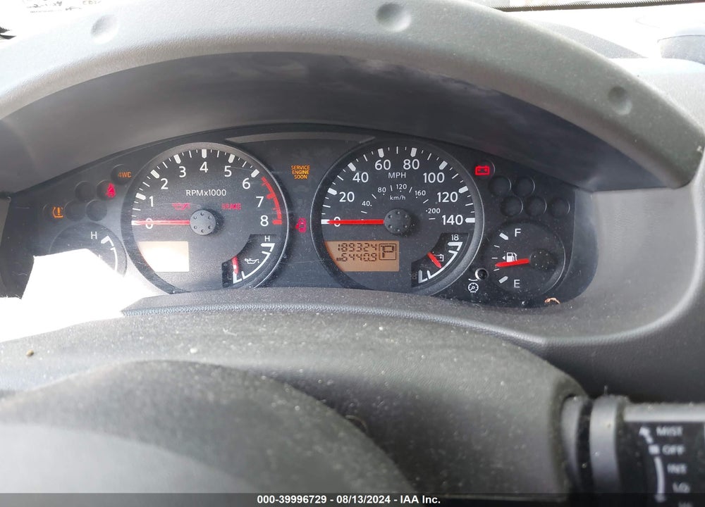 2005 NISSAN XTERRA S VIN: 5N1AN08W35C610376