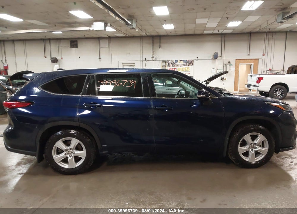 2022 TOYOTA HIGHLANDER LE VIN: 5TDBZRBHXNS580593