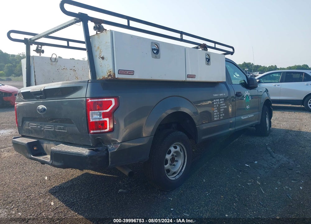 2018 FORD F-150 XL VIN: 1FTMF1CBXJKC68109