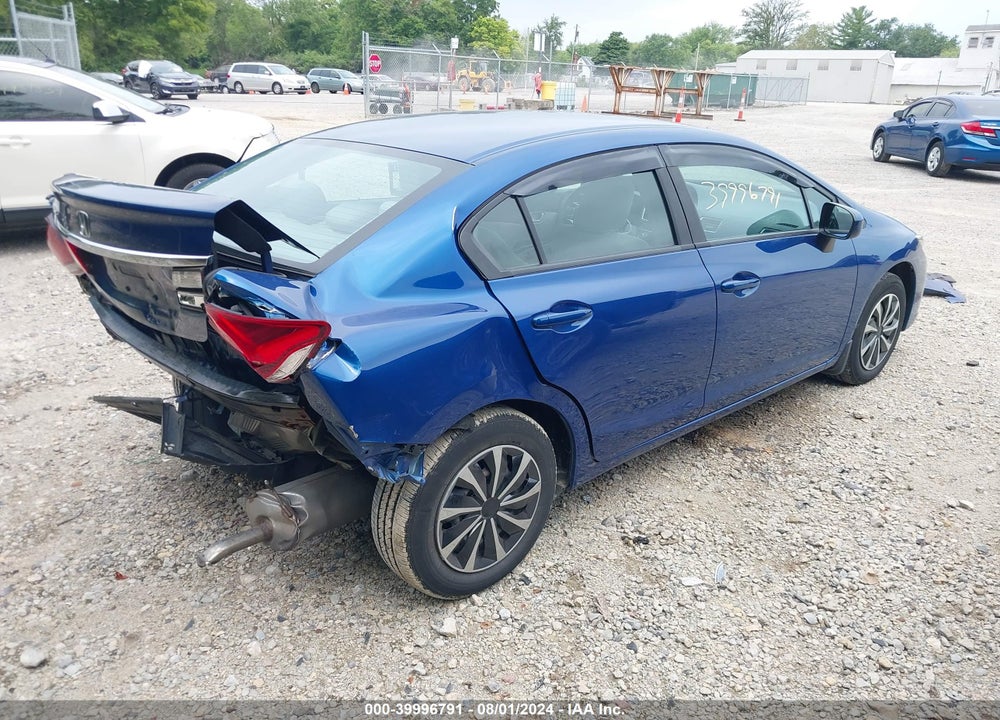 2014 HONDA CIVIC LX VIN: 19XFB2F58EE043647