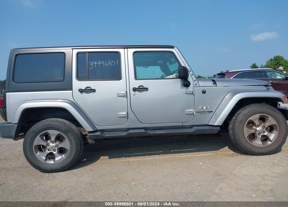 2018 JEEP WRANGLER JK UNLIMITED SAHARA 4X4 VIN: 1C4BJWEG2JL937625