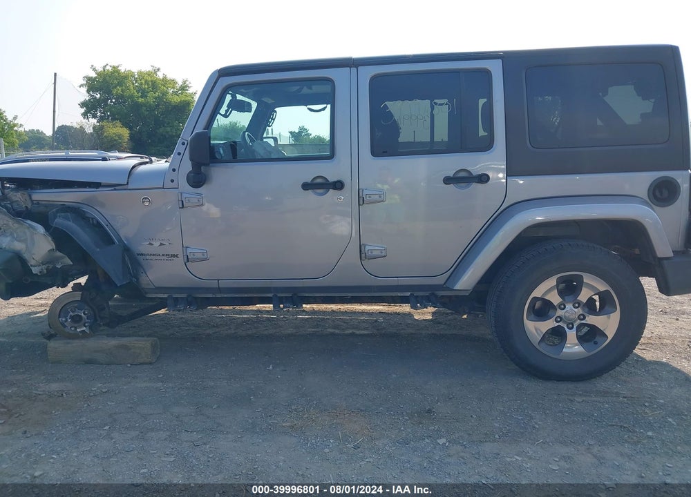 2018 JEEP WRANGLER JK UNLIMITED SAHARA 4X4 VIN: 1C4BJWEG2JL937625