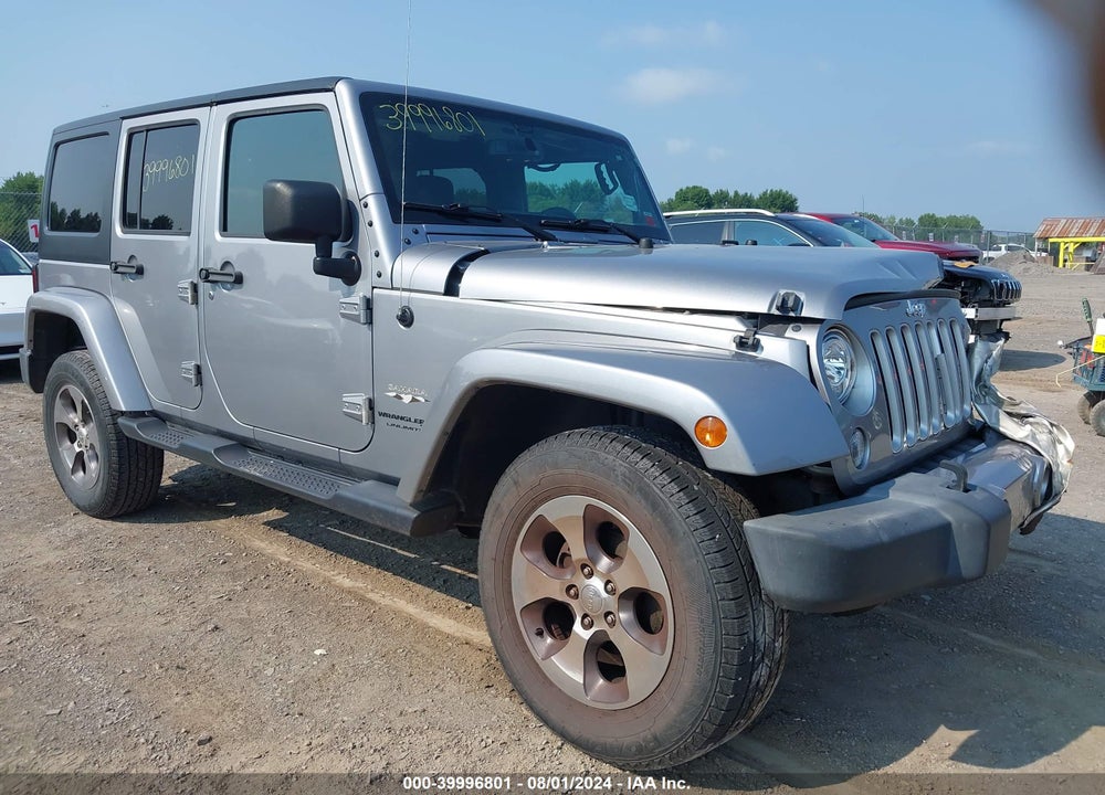 2018 JEEP WRANGLER JK UNLIMITED SAHARA 4X4 VIN: 1C4BJWEG2JL937625