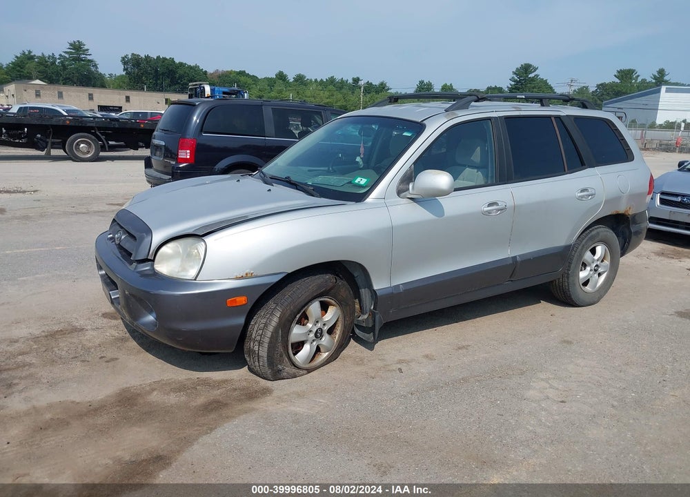 2006 HYUNDAI SANTA FE GLS VIN: KM8SC73D46U105550
