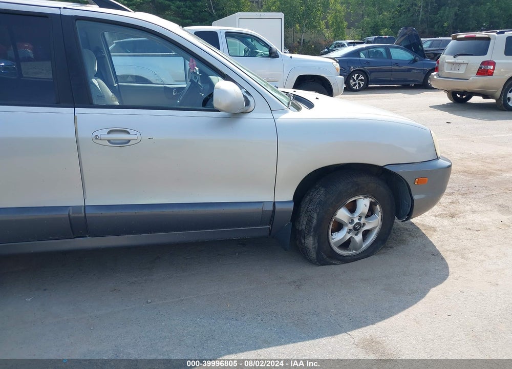 2006 HYUNDAI SANTA FE GLS VIN: KM8SC73D46U105550