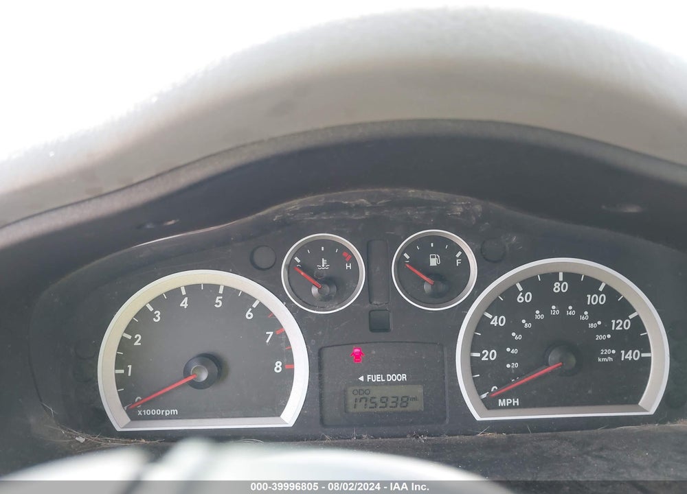 2006 HYUNDAI SANTA FE GLS VIN: KM8SC73D46U105550
