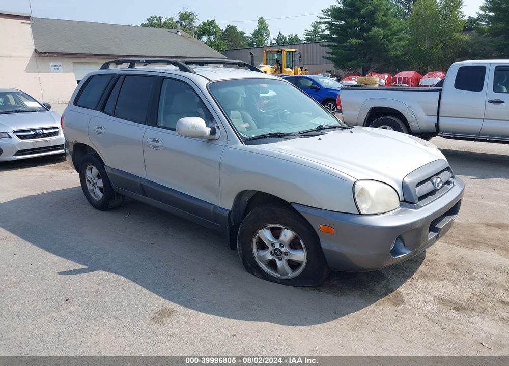 2006 HYUNDAI SANTA FE GLS VIN: KM8SC73D46U105550