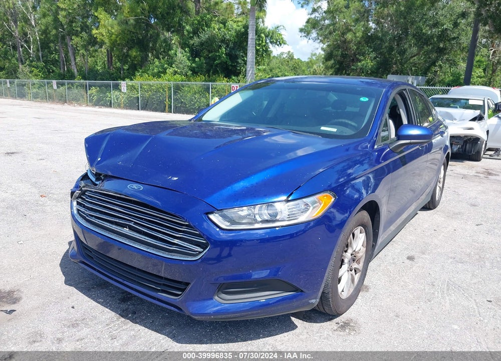 2016 FORD FUSION S VIN: 3FA6P0G75GR376508