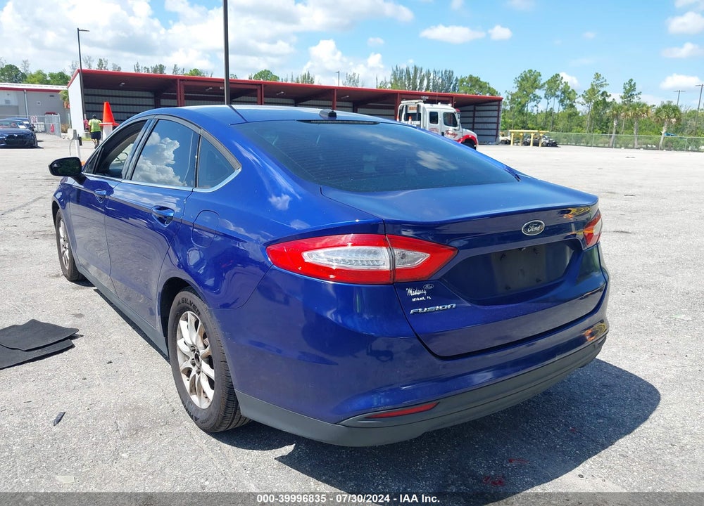 2016 FORD FUSION S VIN: 3FA6P0G75GR376508