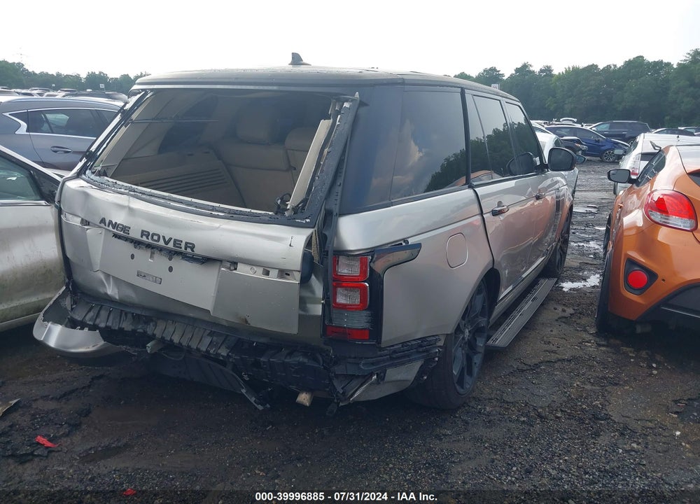 2015 LAND ROVER RANGE ROVER VIN: SALGS2VF7FA219096