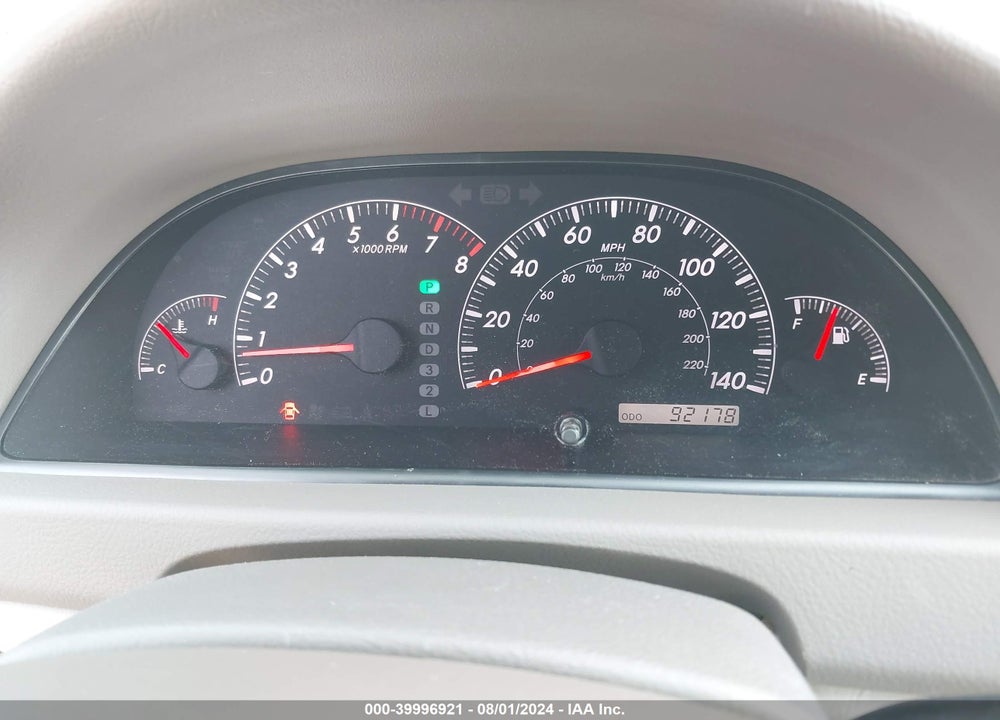 2006 TOYOTA CAMRY XLE V6 VIN: 4T1BF30K26U633493