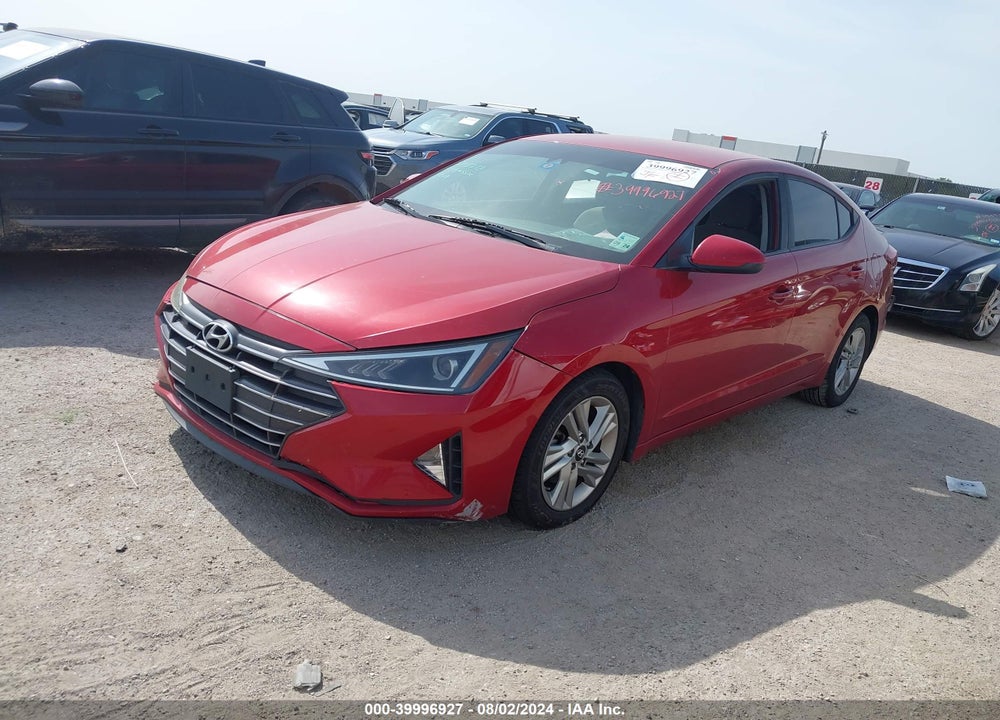 2019 HYUNDAI ELANTRA SEL VIN: 5NPD84LF2KH405462
