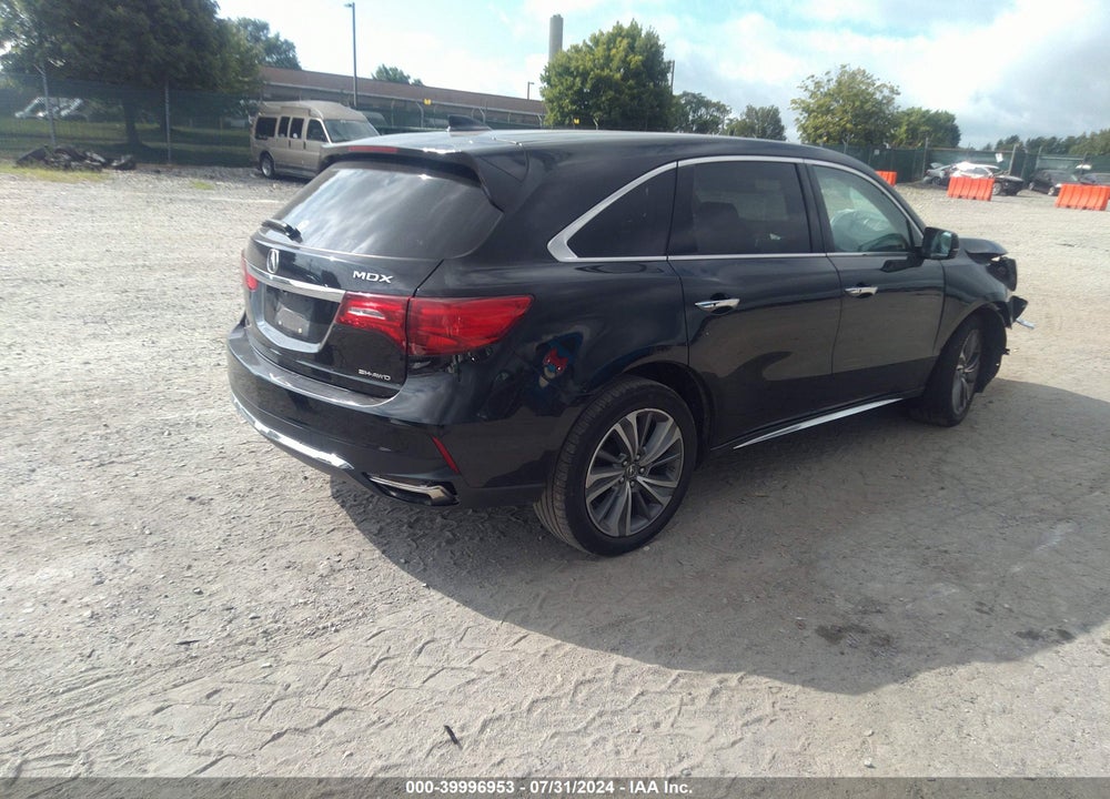 2017 ACURA MDX TECHNOLOGY PACKAGE VIN: 5FRYD4H50HB009937