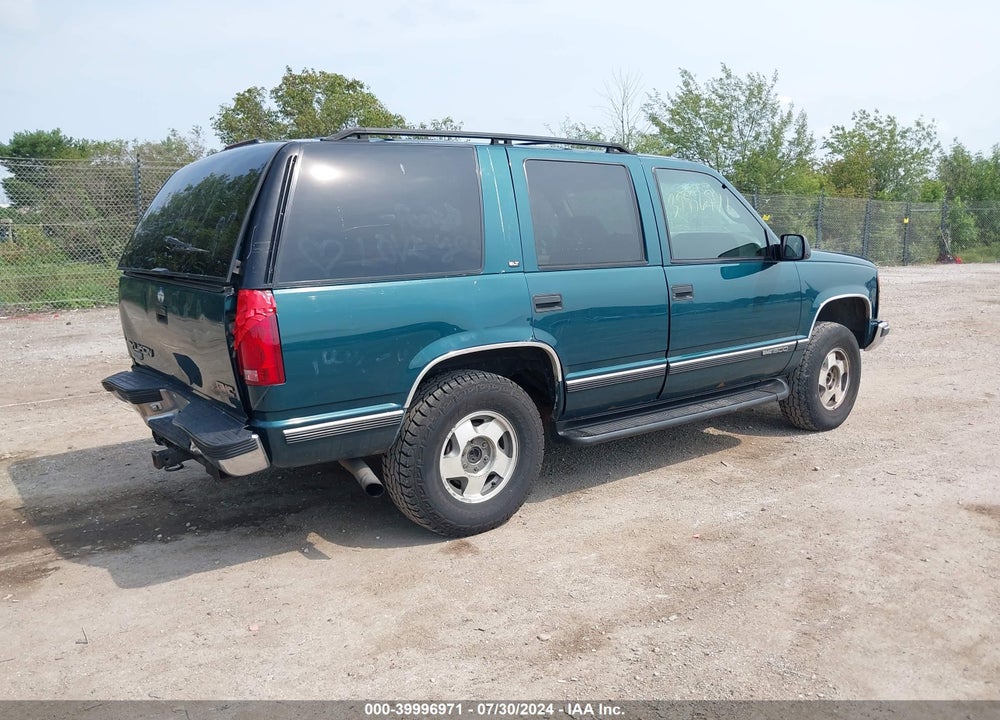 1998 GMC YUKON SLT VIN: 1GKEK13R8WJ700971