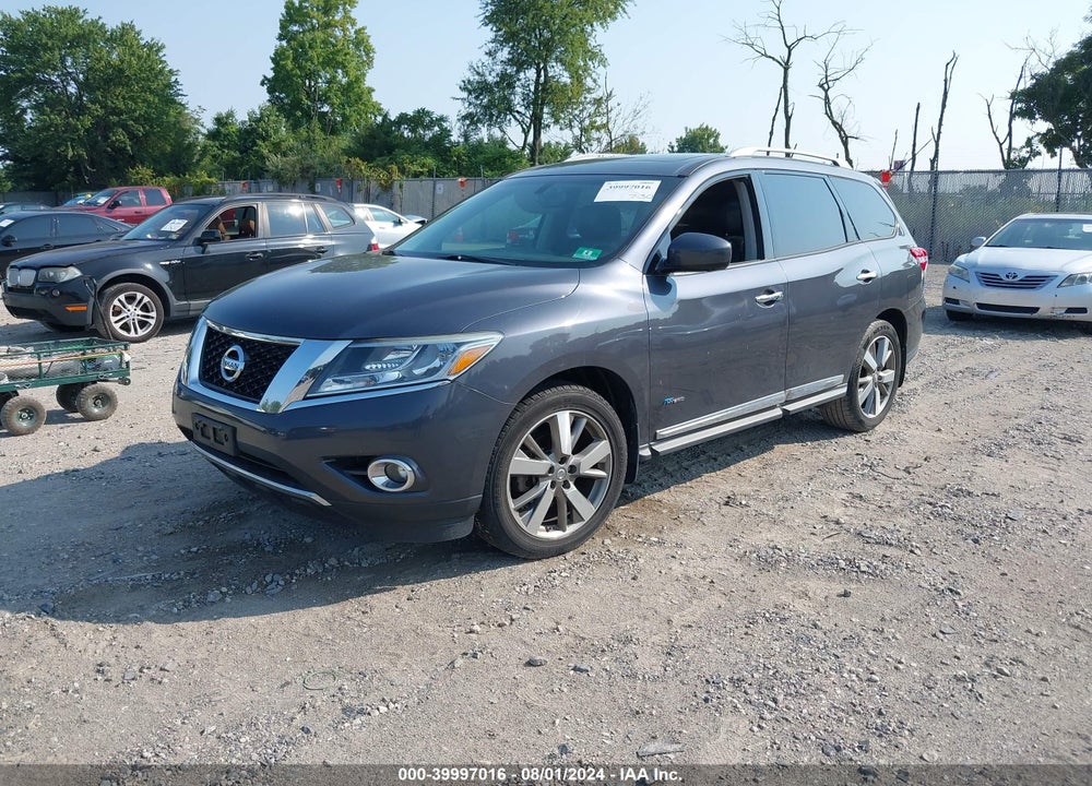 2014 NISSAN PATHFINDER HYBRID PLATINUM VIN: 5N1CR2MM4EC657428
