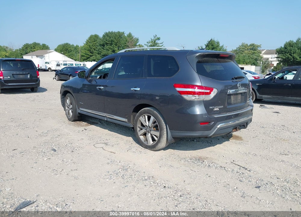 2014 NISSAN PATHFINDER HYBRID PLATINUM VIN: 5N1CR2MM4EC657428