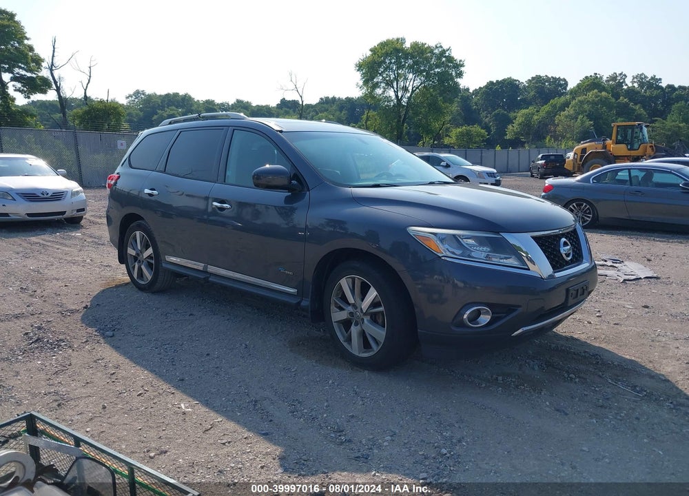 2014 NISSAN PATHFINDER HYBRID PLATINUM VIN: 5N1CR2MM4EC657428