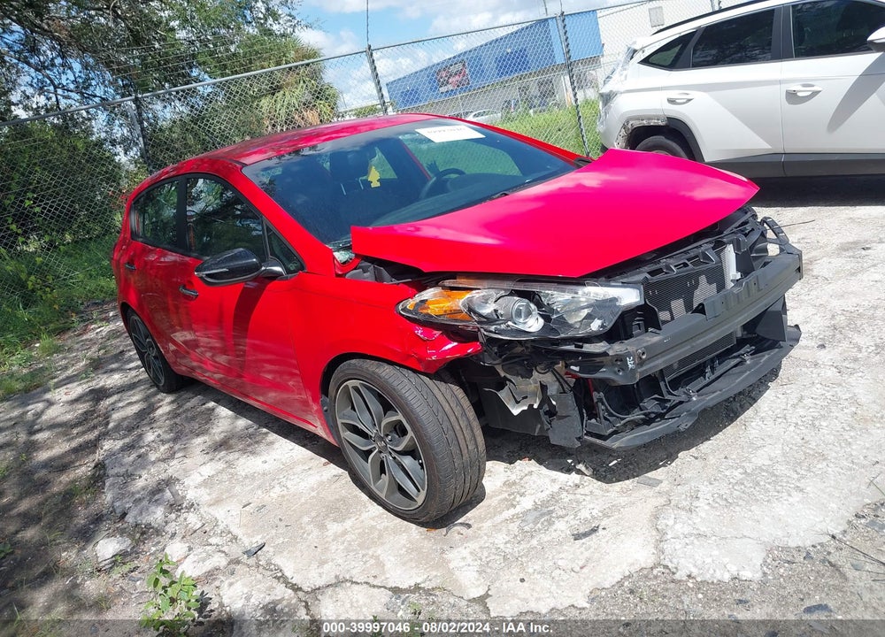 2015 KIA FORTE SX VIN: KNAFZ5A35F5261316