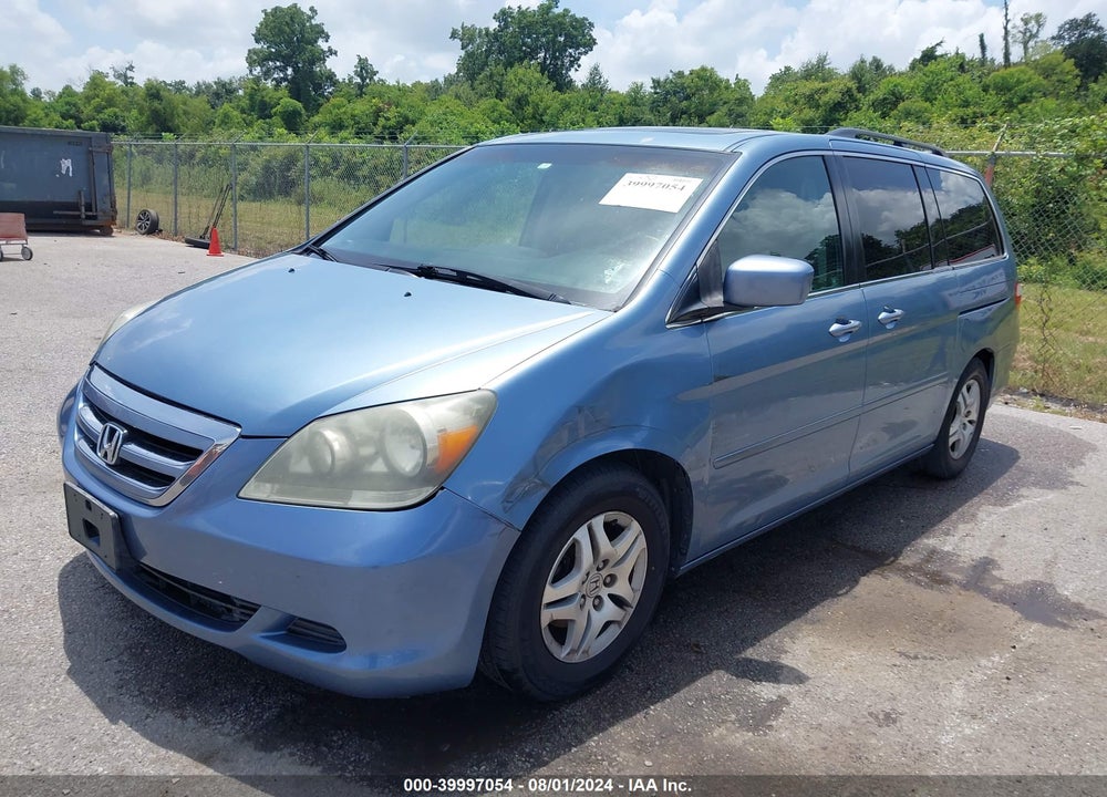 2007 HONDA ODYSSEY EX-L VIN: 5FNRL38777B071466
