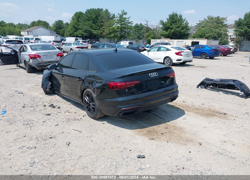 2020 AUDI A4 PREMIUM 45 TFSI QUATTRO S TRONIC VIN: WAUDNAF43LN007760