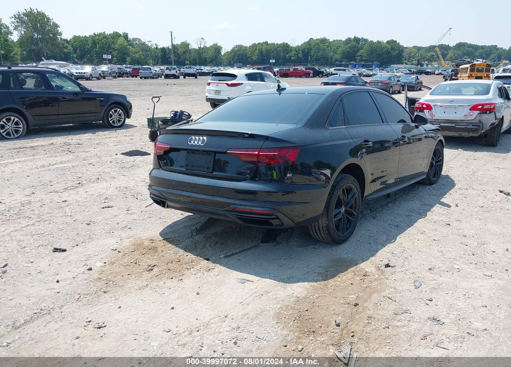2020 AUDI A4 PREMIUM 45 TFSI QUATTRO S TRONIC VIN: WAUDNAF43LN007760