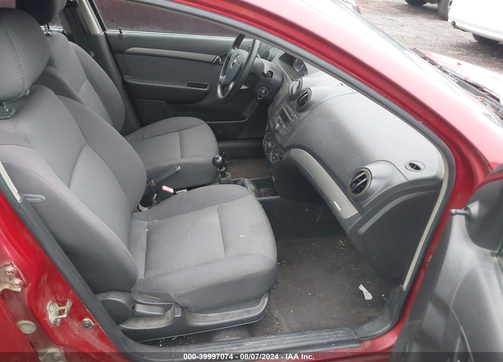 2007 CHEVROLET AVEO VIN: KL1TD56677B124038