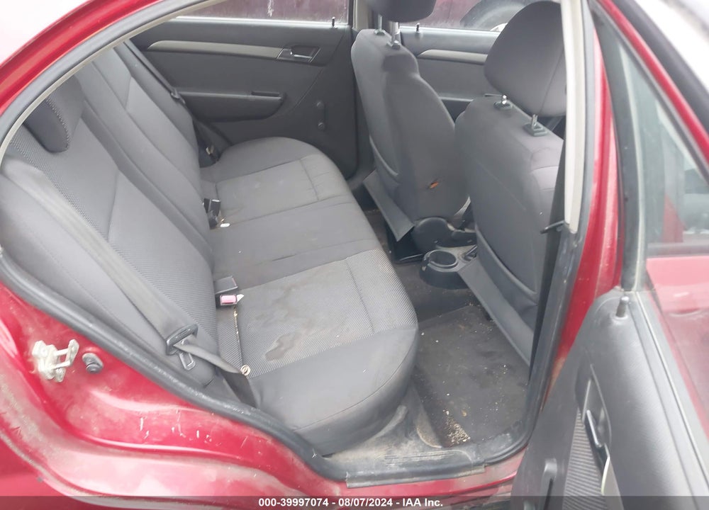 2007 CHEVROLET AVEO VIN: KL1TD56677B124038