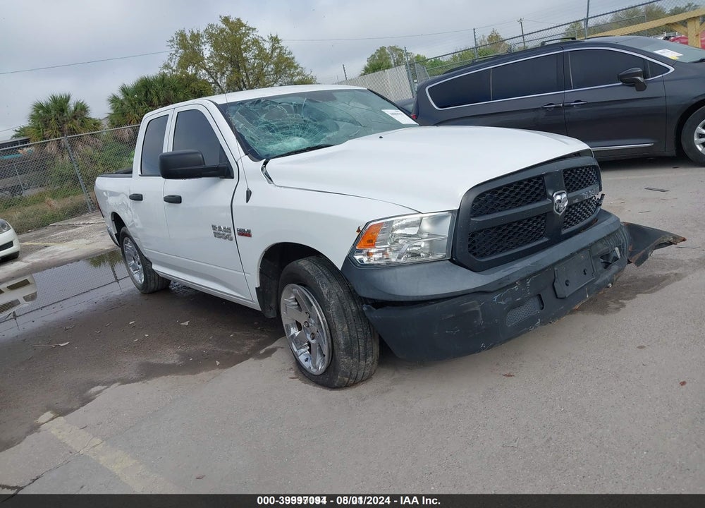 2018 RAM 1500 TRADESMAN QUAD CAB 4X2 6'4 BOX VIN: 1C6RR6FT1JS324895