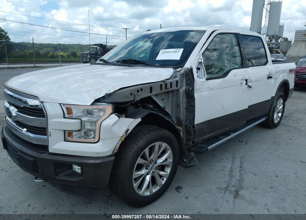 2016 FORD F-150 LARIAT VIN: 1FTEW1EF4GFA42671