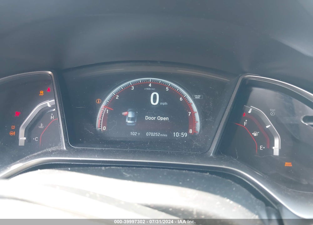 2018 HONDA CIVIC SI VIN: 2HGFC1E51JH702743