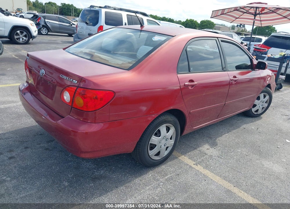 2004 TOYOTA COROLLA LE VIN: 1NXBR32E54Z281182