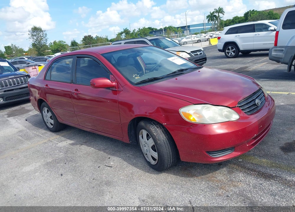 2004 TOYOTA COROLLA LE VIN: 1NXBR32E54Z281182