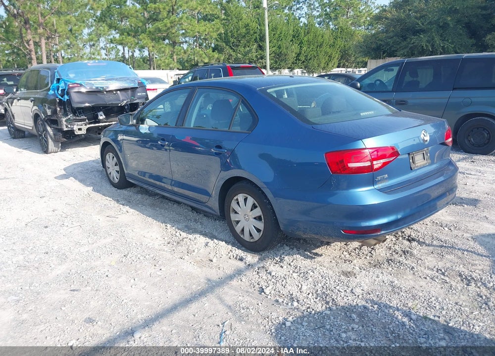 2015 VOLKSWAGEN JETTA 2.0L S VIN: 3VW2K7AJXFM271959