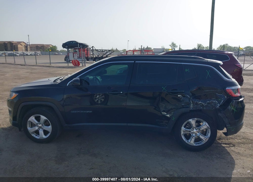 2020 JEEP COMPASS LATITUDE FWD VIN: 3C4NJCBB7LT166218