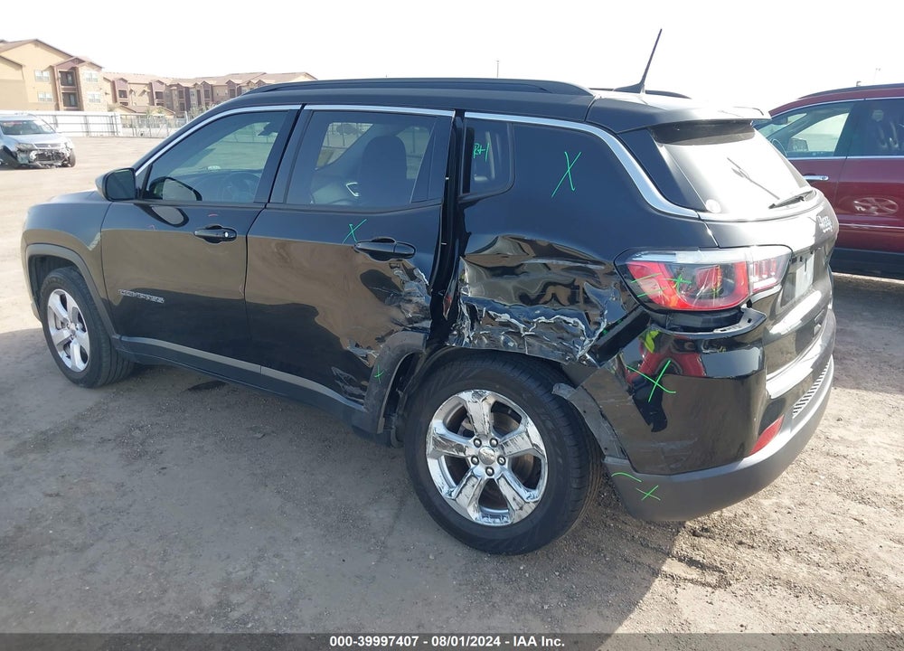 2020 JEEP COMPASS LATITUDE FWD VIN: 3C4NJCBB7LT166218
