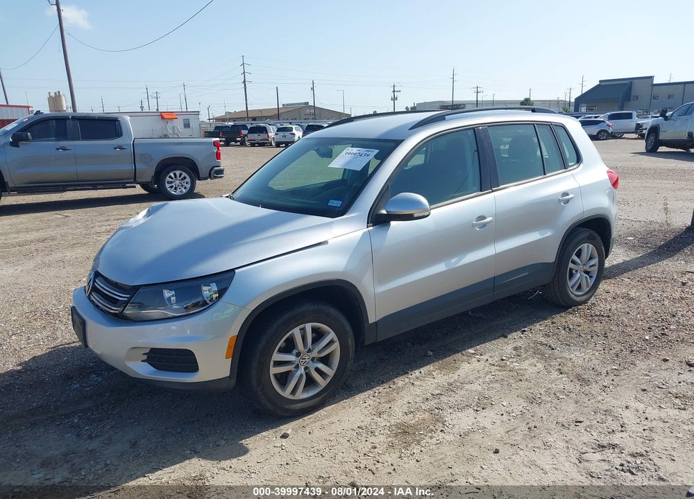 2015 VOLKSWAGEN TIGUAN S VIN: WVGBV7AX6FW585683