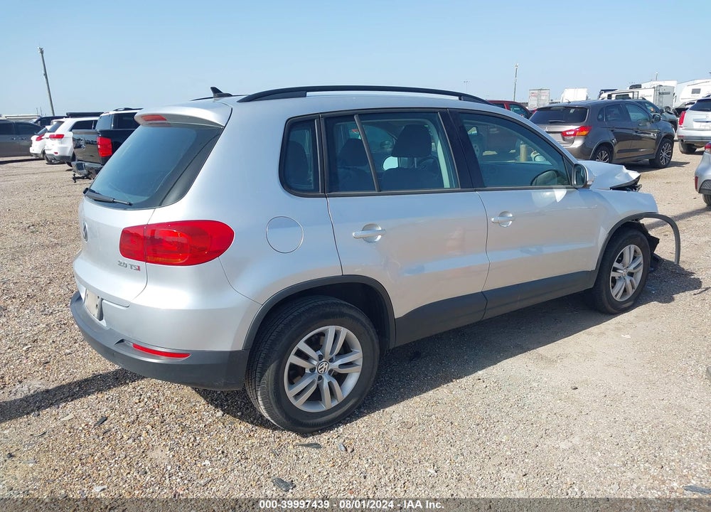 2015 VOLKSWAGEN TIGUAN S VIN: WVGBV7AX6FW585683