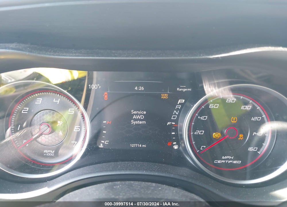 2019 DODGE CHARGER POLICE AWD VIN: 2C3CDXKT9KH743146