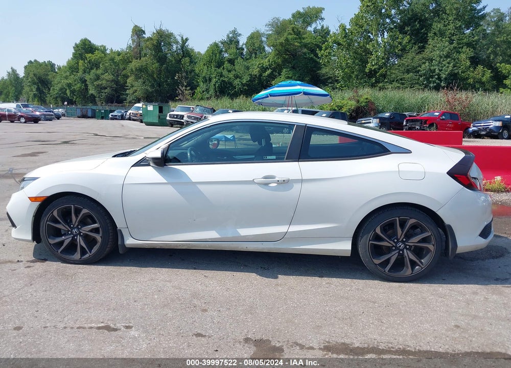 2019 HONDA CIVIC SPORT VIN: 2HGFC4A87KH309574