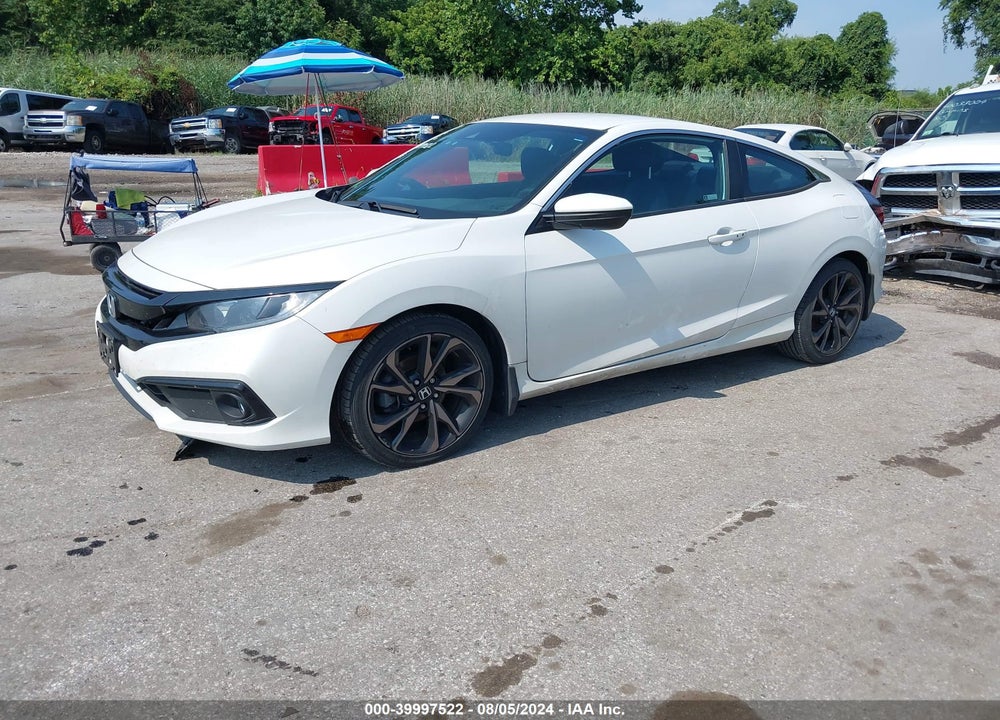 2019 HONDA CIVIC SPORT VIN: 2HGFC4A87KH309574