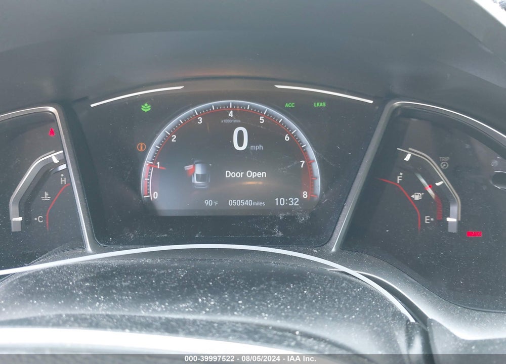 2019 HONDA CIVIC SPORT VIN: 2HGFC4A87KH309574