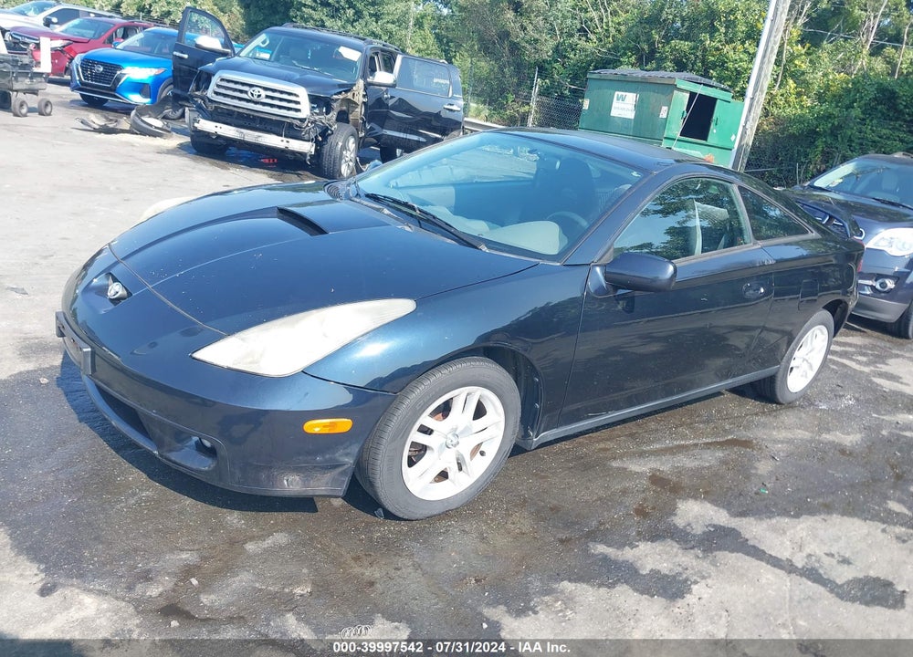 2000 TOYOTA CELICA GT VIN: JTDDR32T2Y0051172