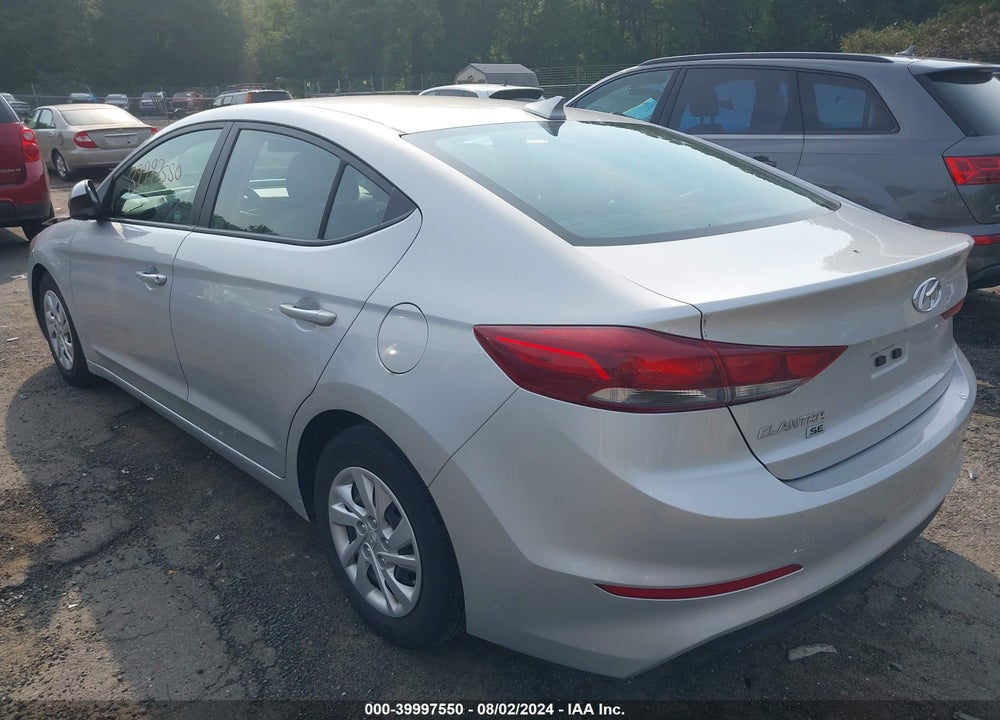2017 HYUNDAI ELANTRA SE VIN: 5NPD74LF7HH167460