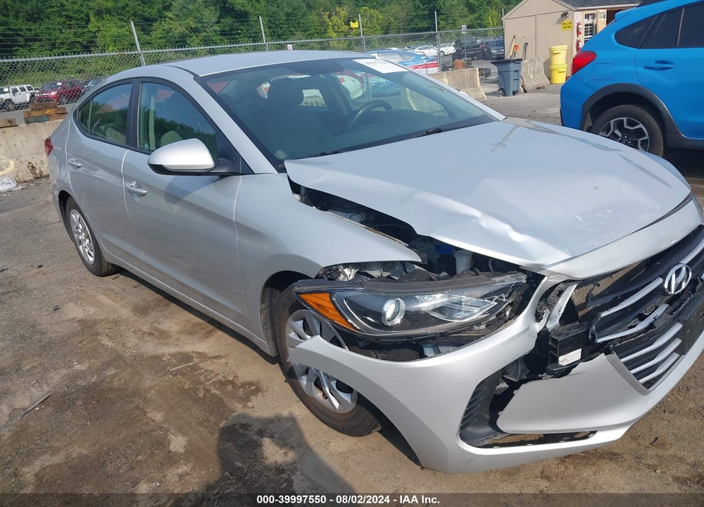 2017 HYUNDAI ELANTRA SE VIN: 5NPD74LF7HH167460