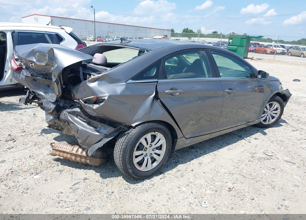 2011 HYUNDAI SONATA GLS VIN: 5NPEB4AC9BH037196
