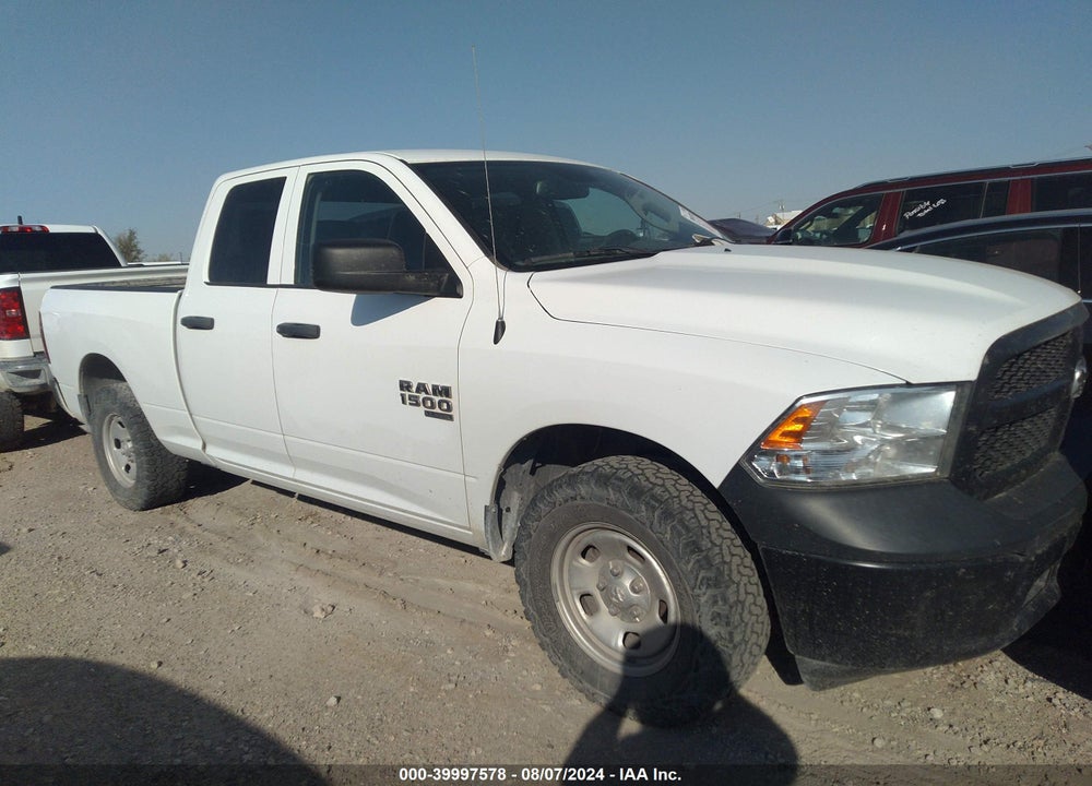 2019 RAM 1500 CLASSIC TRADESMAN QUAD CAB 4X4 6'4 BOX VIN: 1C6RR7FG1KS626312