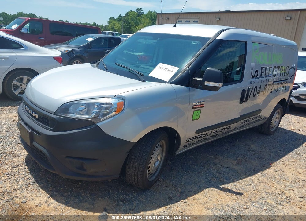 2019 RAM PROMASTER CITY TRADESMAN VIN: ZFBHRFAB3K6M07809