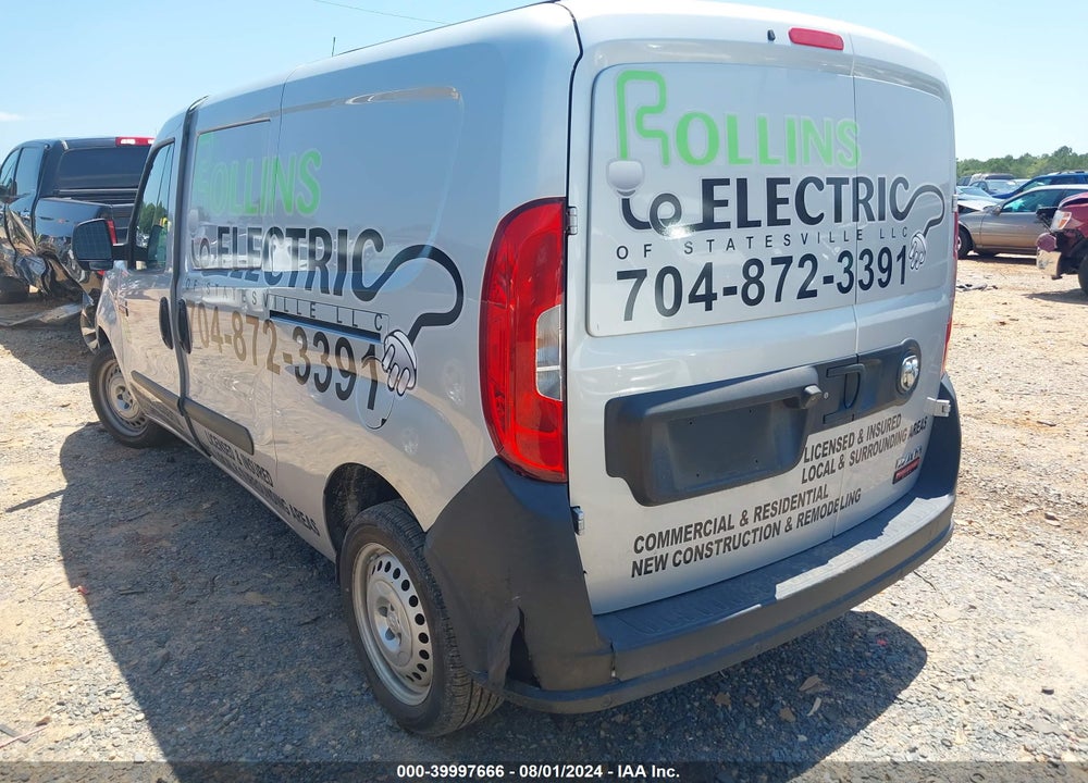 2019 RAM PROMASTER CITY TRADESMAN VIN: ZFBHRFAB3K6M07809
