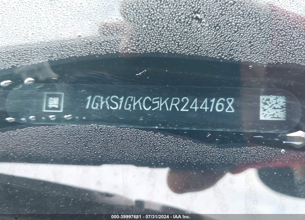 2019 GMC YUKON XL SLT VIN: 1GKS1GKC5KR244168